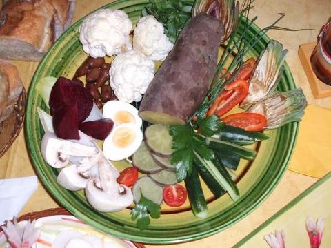 assiette aioli
