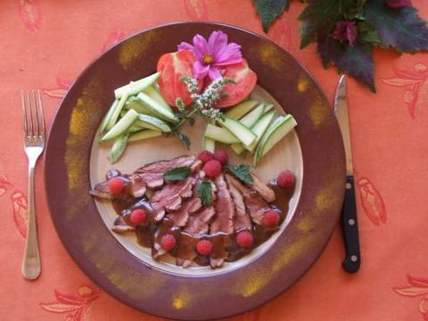 magret assiette du commissaire